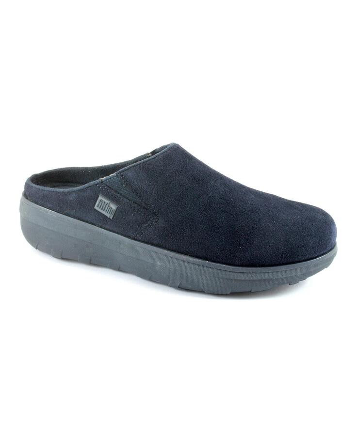 FITFLOP Loaff Suede Clogs B80-097 supernavy blu ciabatte donna zoccolo