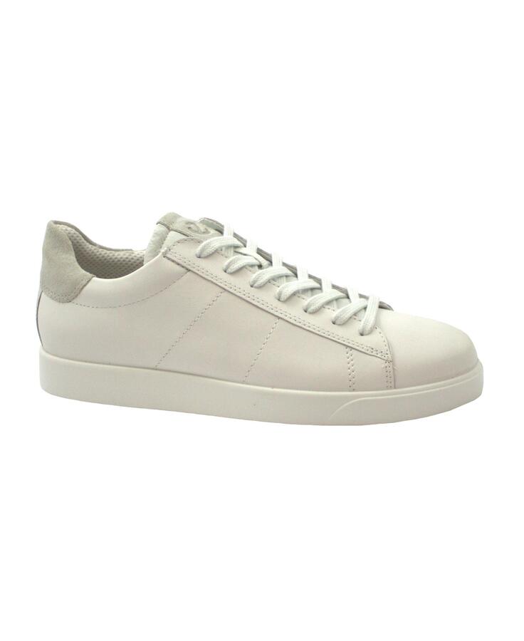 ECCO 521304 STREET LITE white bianco scarpe uomo sneakers lacci pelle