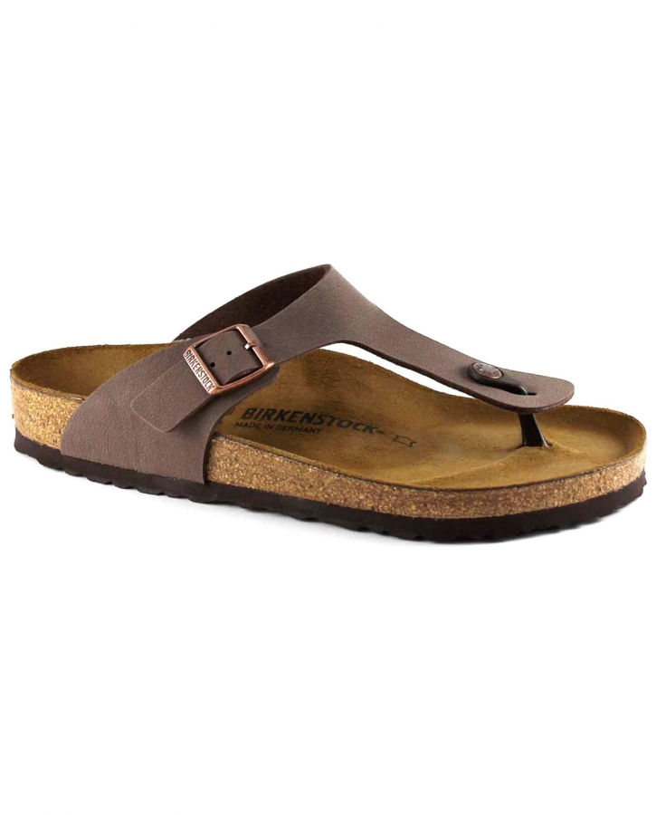 BIRKENSTOCK GIZEH 43751 mocca ciabatte uomo infradito fibbia