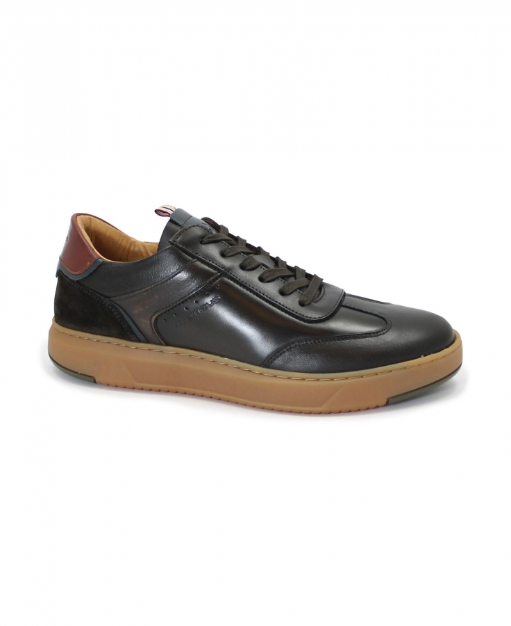 AMBITIOUS 13714-6565AM testa di moro scarpe uomo sneakers lacci pelle