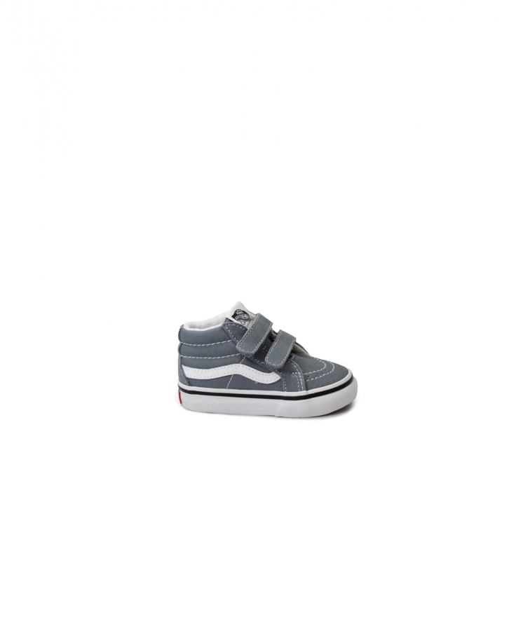 VANS SK8-MID REISSUE V PRV21 color theory stormy weath grigio scarpe bambino sneakers strappi mid pelle