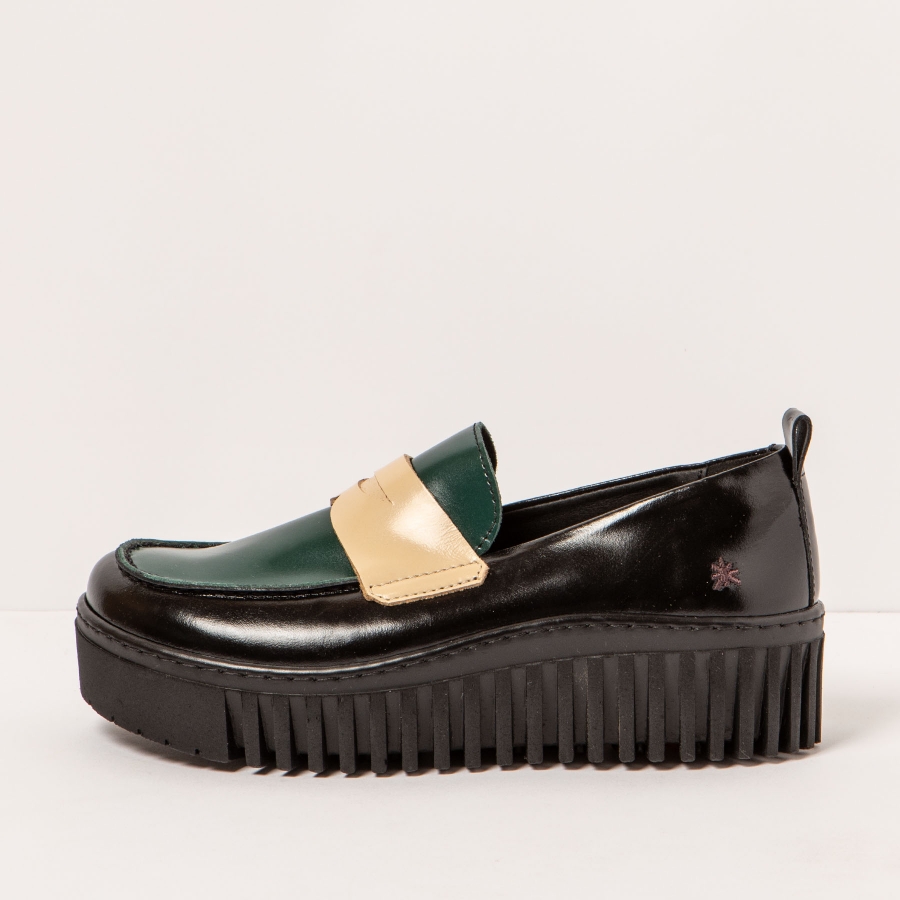 1530S NAPPA SHINNY BLACK-JUNGLE/BRIGHTON 36