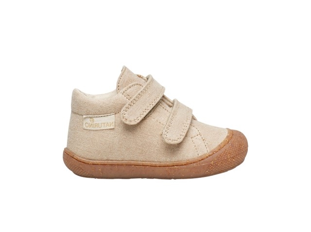 NATURINO Cocoon vegan Organic scarpine primi passi cotone bio Junior Kids Unisex sneakers strap