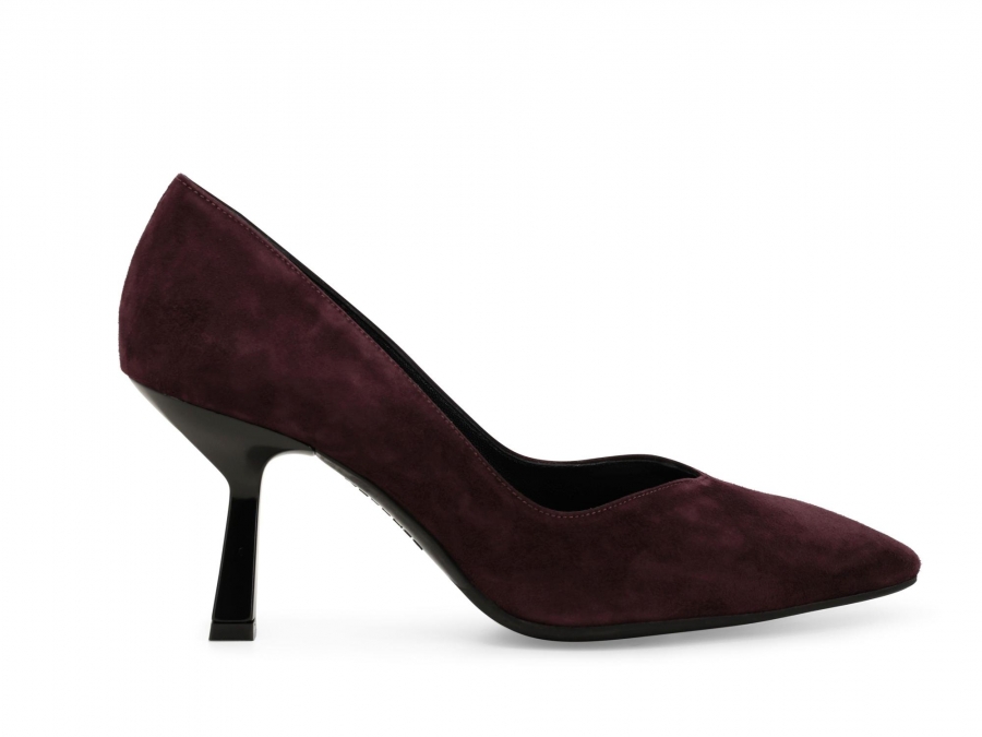 Décolleté donna in camoscio elegante e comodo bordo d5203