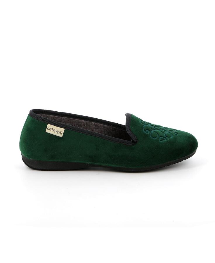 GRUNLAND TAXI PA0687 verde pantofola donna tessuto