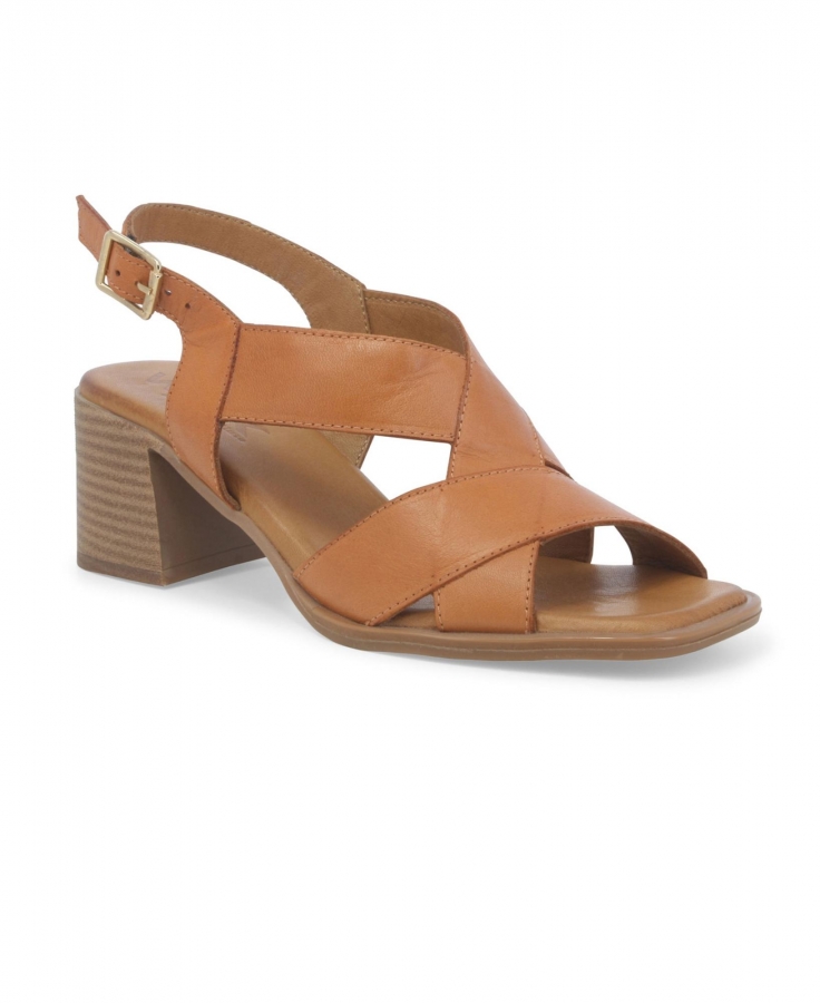 MELLUSO WALK K56110 coconut scarpe donna sandali tacco fibbia