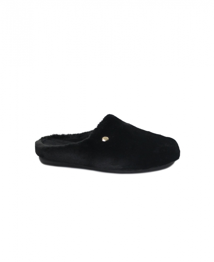 GRUNLAND GAGA CI1571 nero ciabatte pantofole donna panno morbido