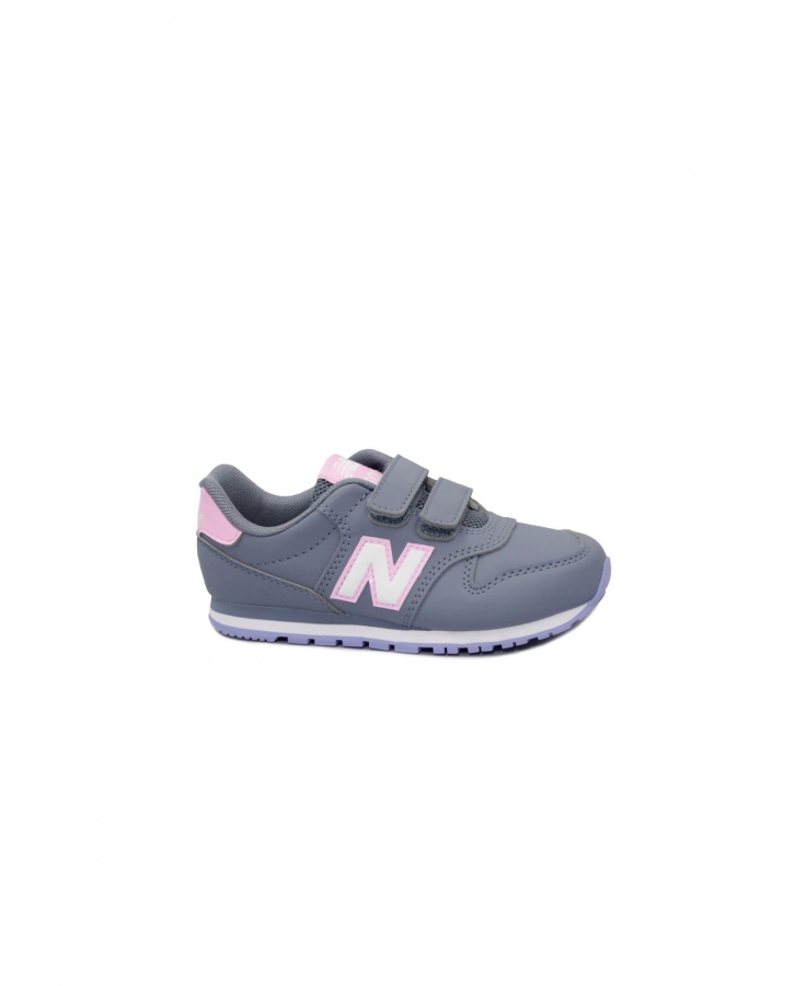 NEW BALANCE PV500 BC1 grigio scarpe sneakers bambina strappi ecopelle