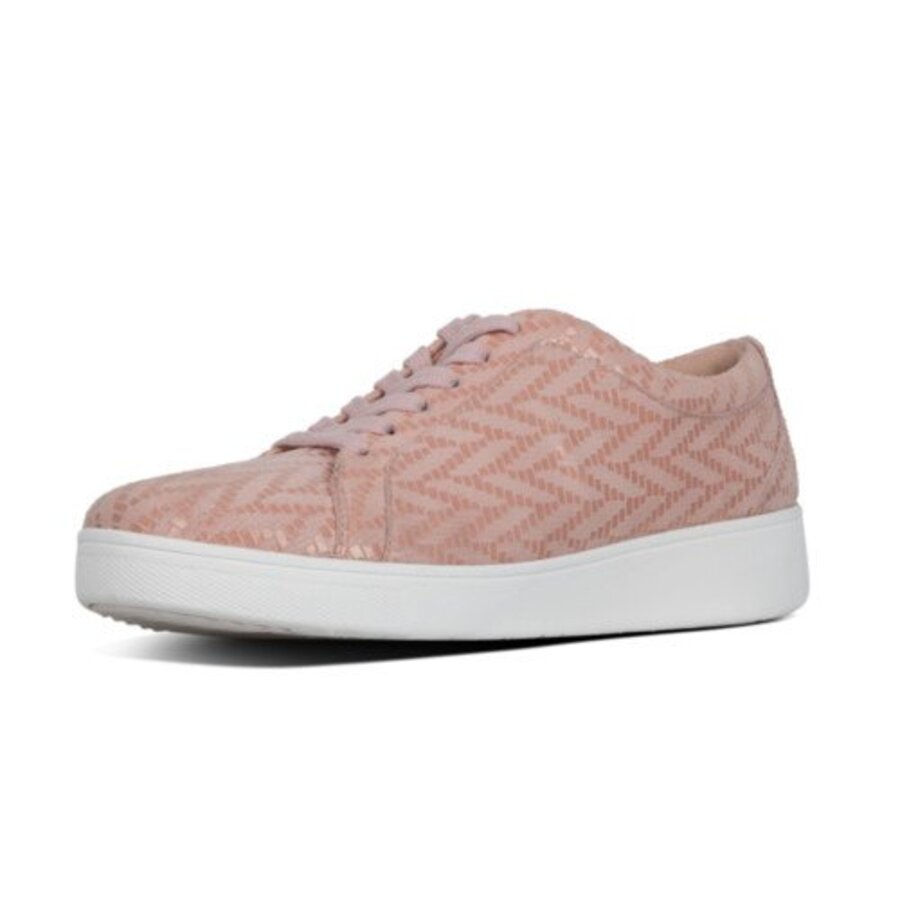 FitFlop RALLY CHEVRON SNEAKERS OLYSTER PINK (size: 40)