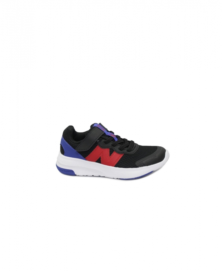 NEW BALANCE PT578 AB nero scarpe bambino strappo lacci sneakers