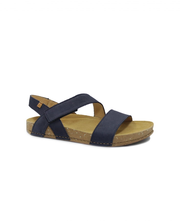 EL NATURALISTA 5791 BALANCE ocean blu sandalo donna pelle strappo