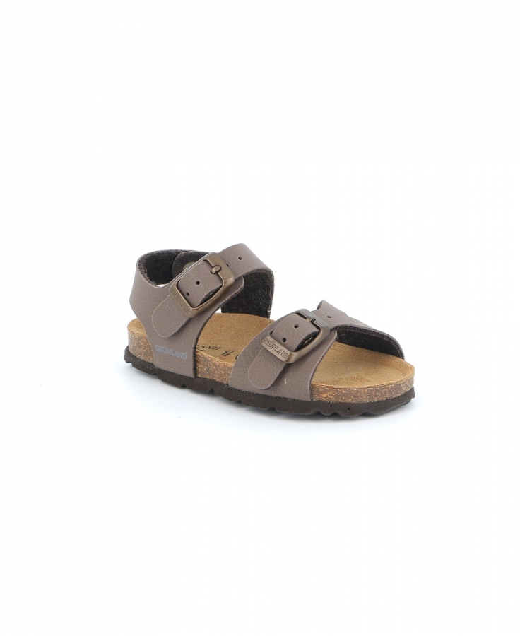 GRUNLAND ARIA SB0025 testa di moro scarpe sandalo bambino fibbie birk