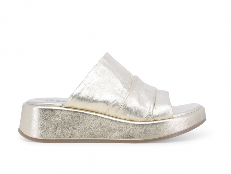 Ciabatta donna in pelle platino k35301z