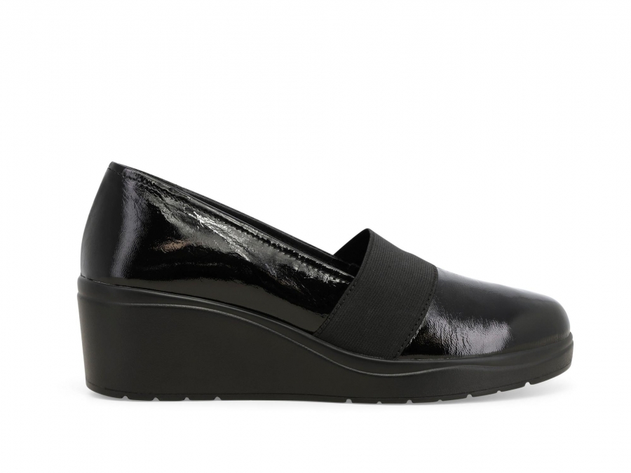 Mocassino donna in vernice nero k53003z