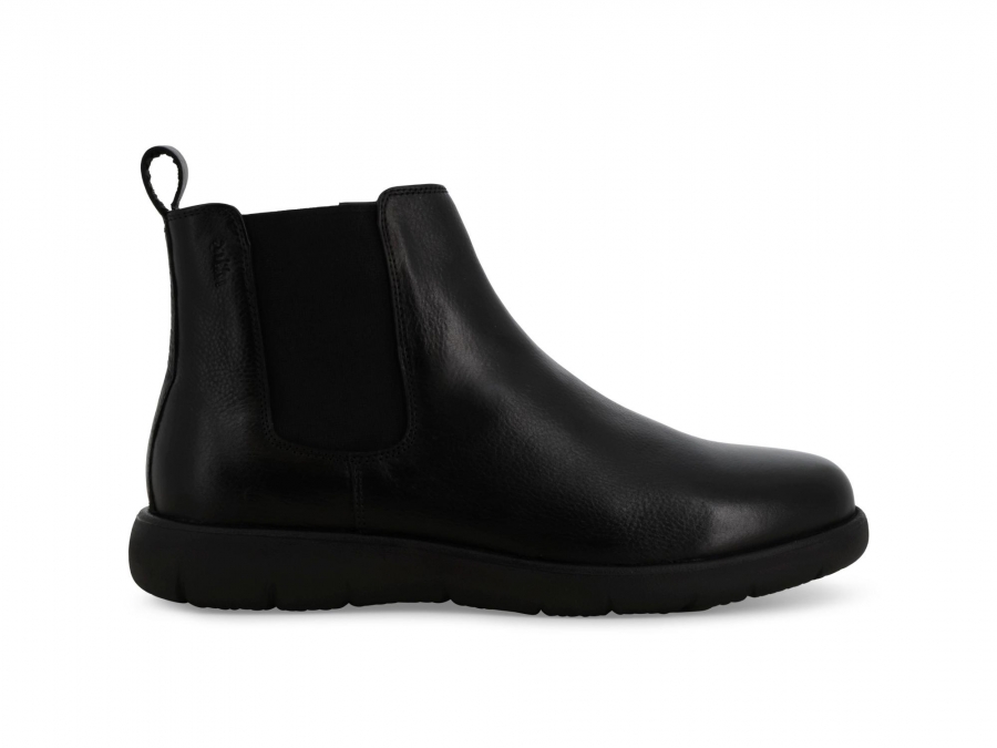 Stivaletto uomo chelsea boot in pelle nero u55428