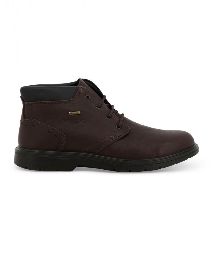 MELLUSO WALK U15454 rossiccio scarpe scarponcino polacchino uomo lacci pelle meltex
