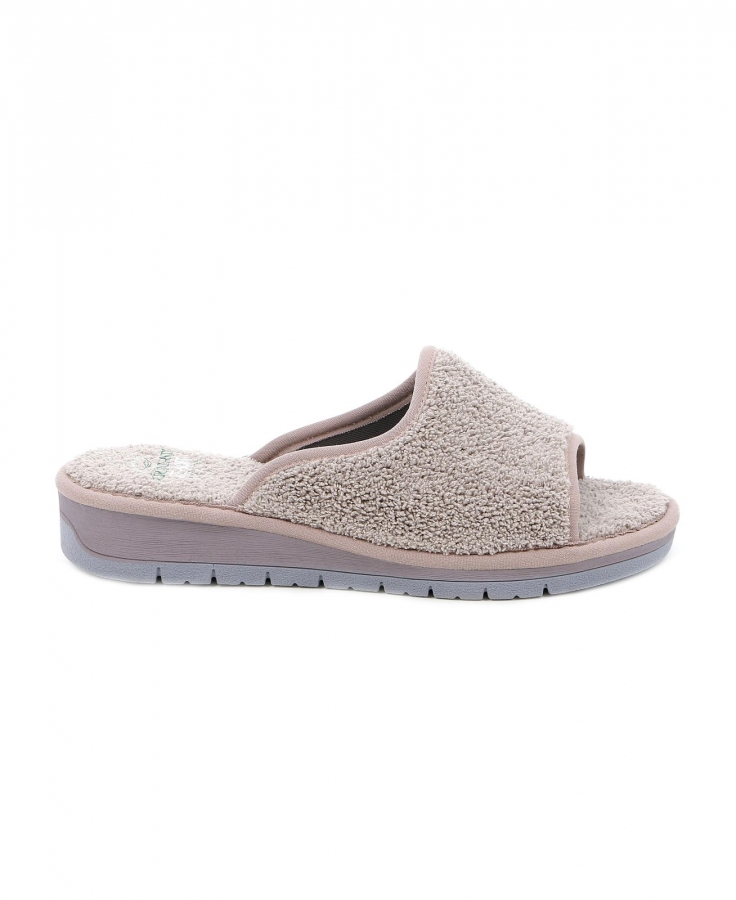 GRUNLAND DOLA CI1317 RE-SOFT perla grigio ciabatte donna tessuto