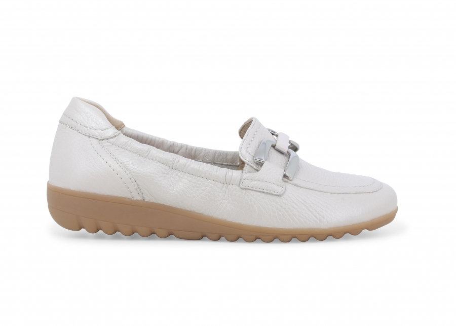 Mocassino donna in pelle beige k60109bk