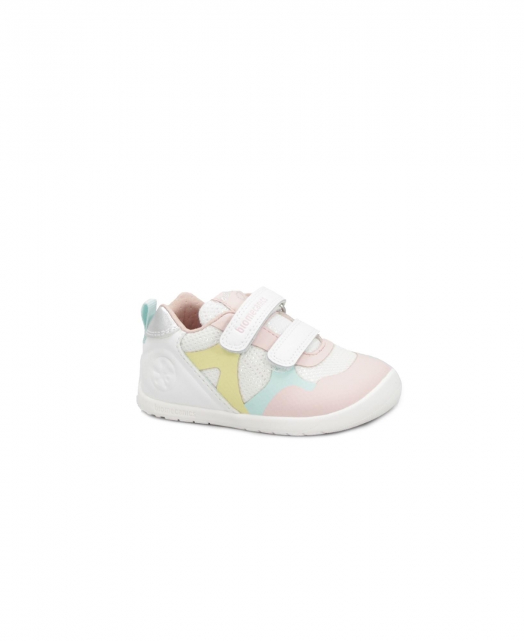 BIOMECANICS 262165 bianco multi scarpe bambina strappi primi passi