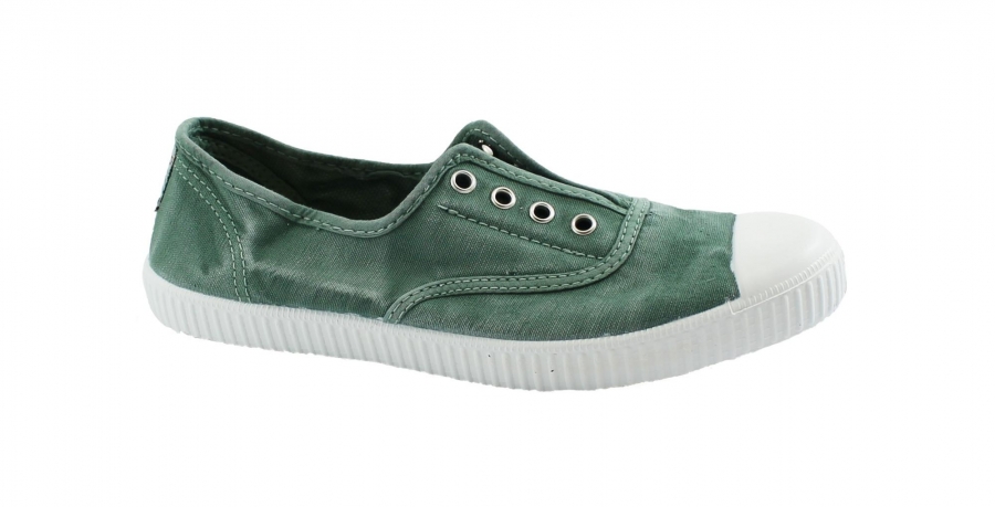 CIENTA 70777 189 35/42 albahaca verde scarpe unisex elastico tessuto bambino