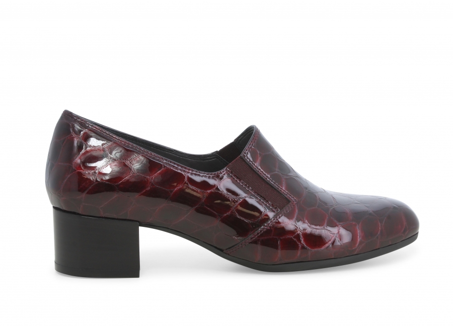 Mocassino donna in vernice sioux bordo x5327w