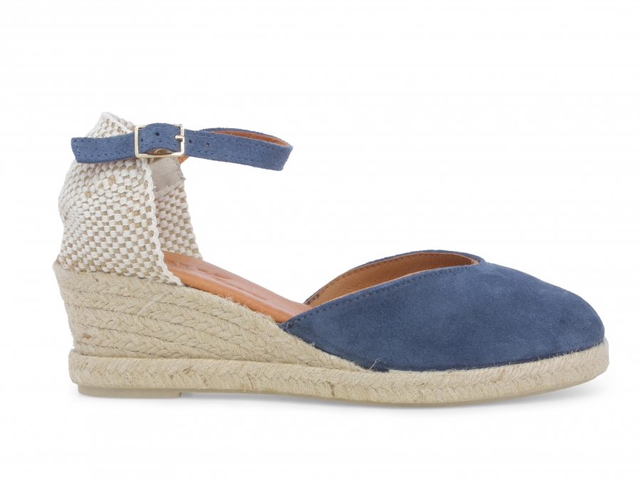 Espadrillas donna in tessuto jeans 018206z