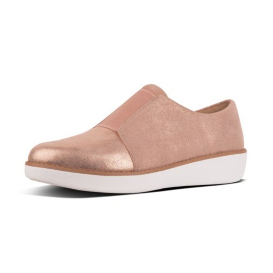 FitFlop LACELESS DERBY GLIMMERSUEDE APPLE BLOSSOM (size: 36)