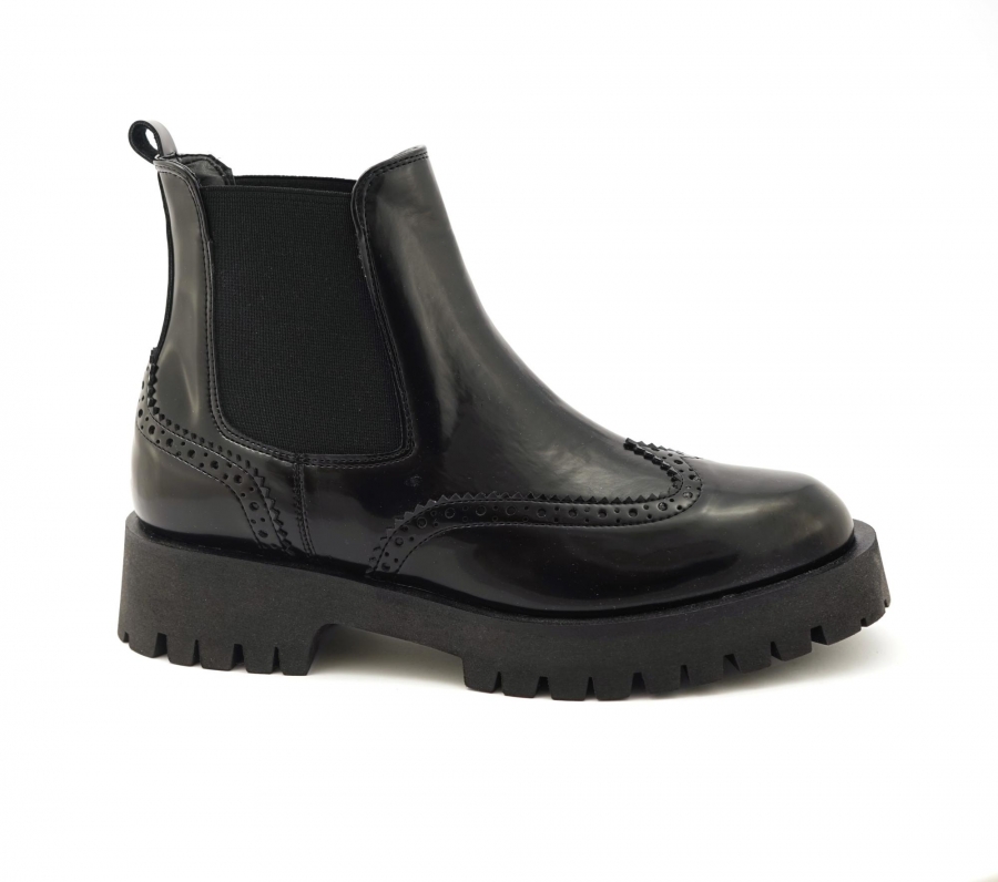 VSI ASPEN Beatles vernice stile inglese elastico scarpe vegan Made in Italy