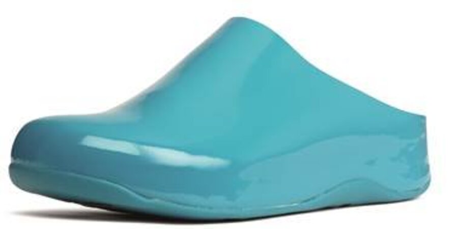 FitFlop Shuv TM Patent Pagoda Blue (size: 41)