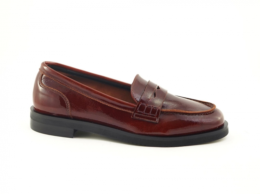 VSI MELROSE mocassini vegan lucidi naplak college Made in Italy