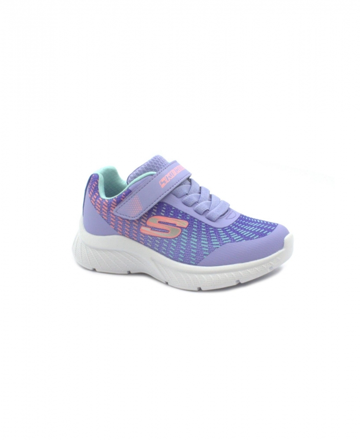 SKECHERS 303532L MICROSPEC PLUS lavander multi scarpe bambina sneakers strappo elastico lavabili