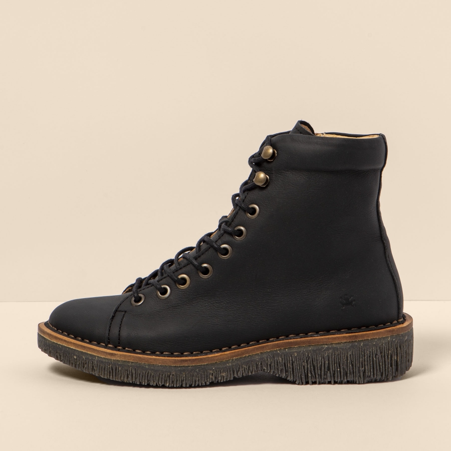 N5572 WAX NAPPA BLACK/VOLCANO 36