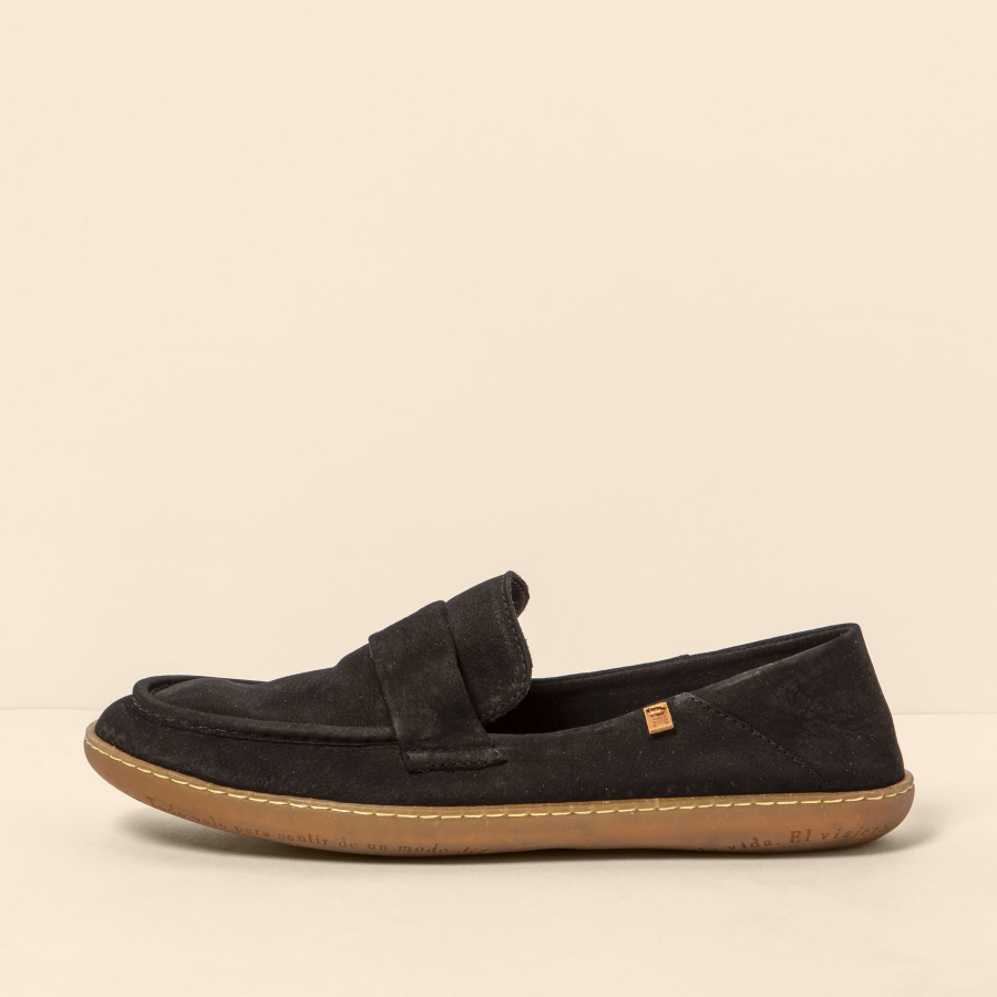 N5294 NOBUCK LAVADO BLACK/EL VIAJERO 36