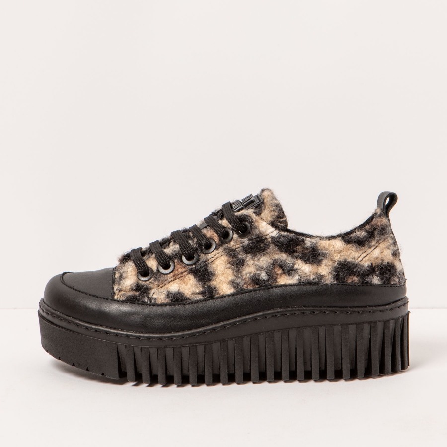 1518S FANTASY LEOPARD-BLACK/BRIGHTON 39