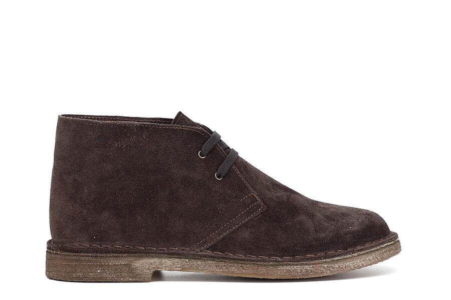 SCARPE ALLACCIATE IN PELLE SCAMOSCIATA