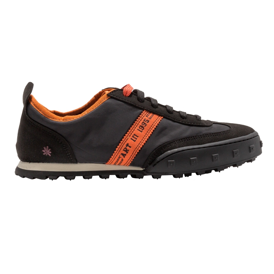 1109 NYLON BLACK-ORANGE/CROSS SKY 36