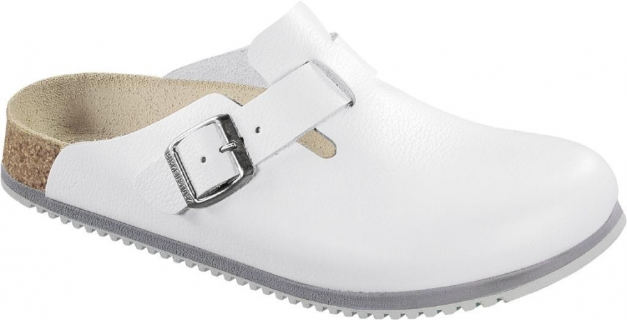 Boston SL white, Natural Leather