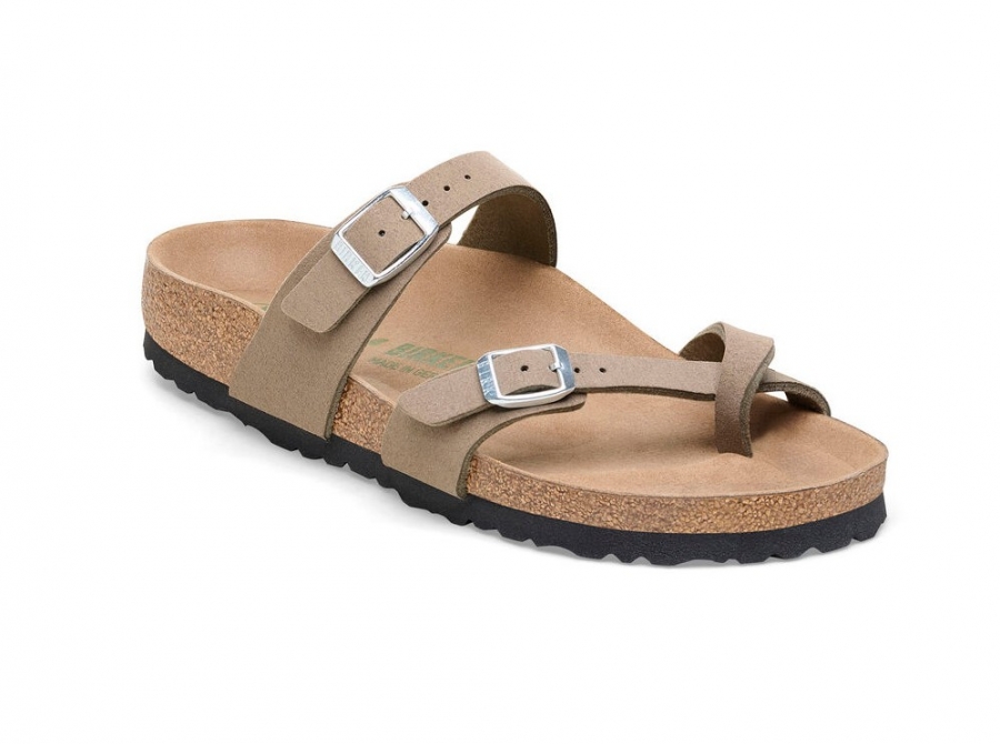 BIRKENSTOCK Mayari vegan ciabatte infradito donna grigie vegan shoes