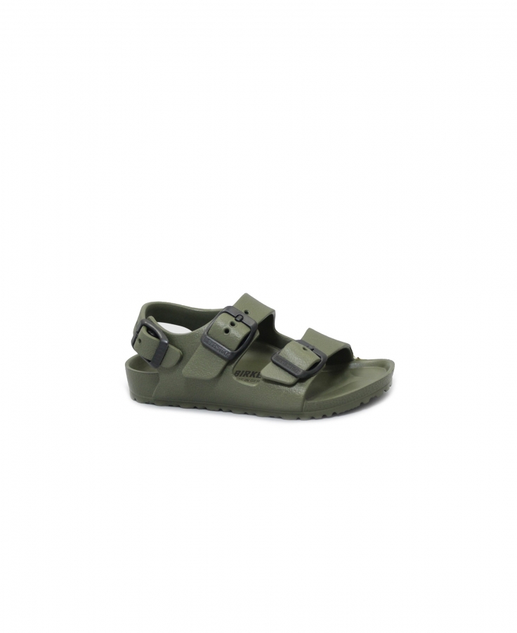 BIRKENSTOCK MILANO EVA 1009354 khaki verde sandali bambino fibbie gomma