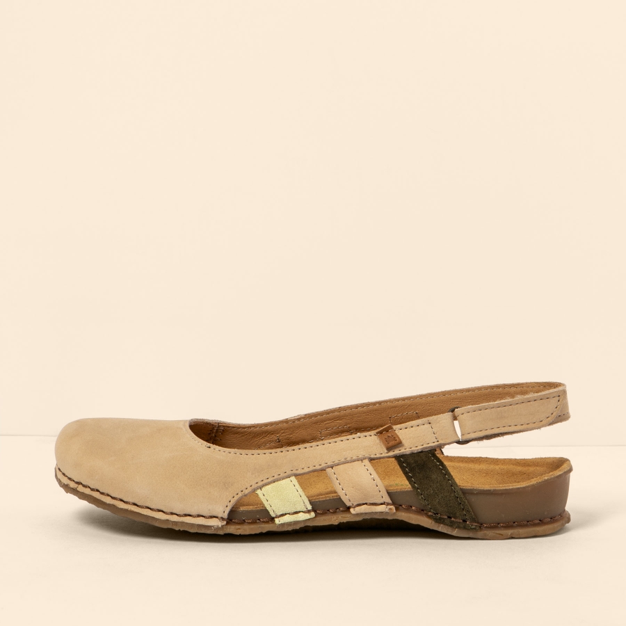 N5817 NOBUCK LAVADO MULTI CREAM /PANGLAO 37