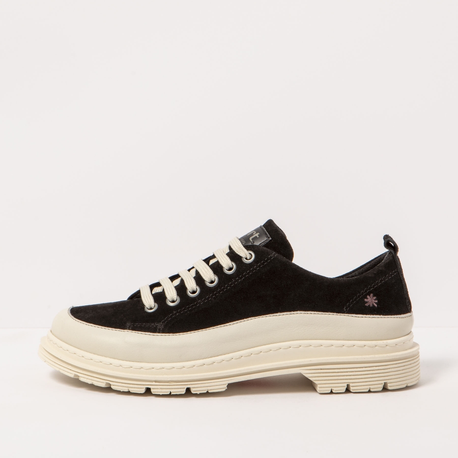 1898S SILK SUEDE BLACK-CREAM/ BIRMINGHAM 36