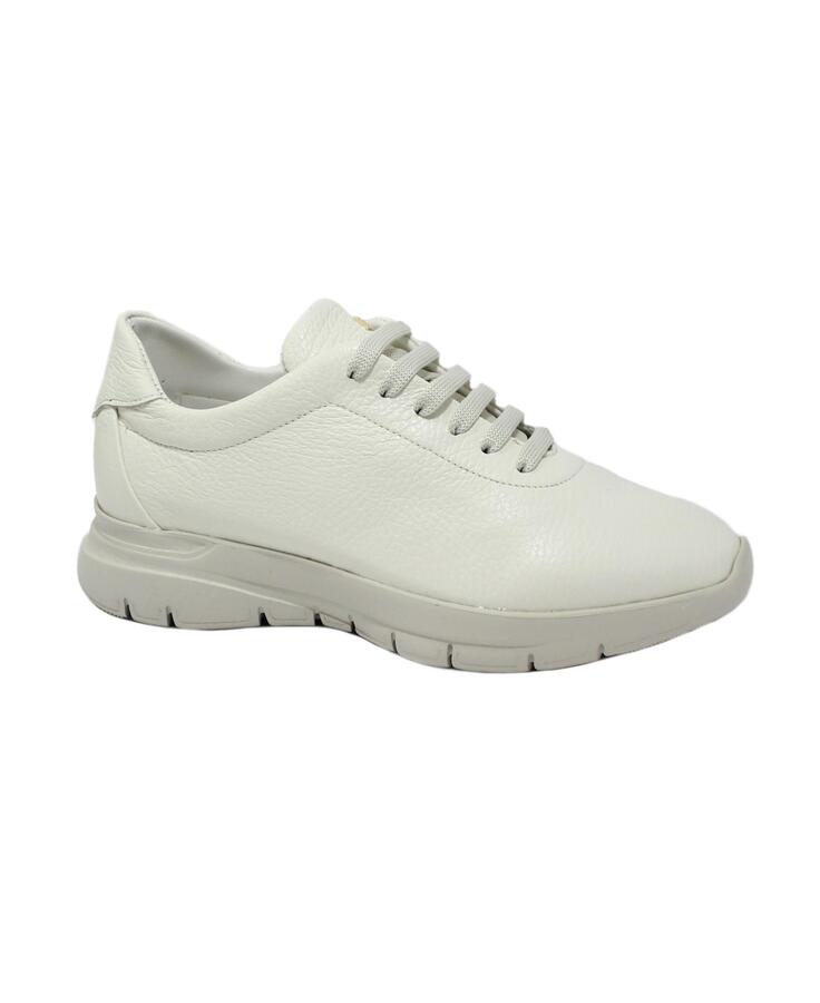 FRAU 43M3 off white bianco scarpe donna sneakers lacci pelle plantare