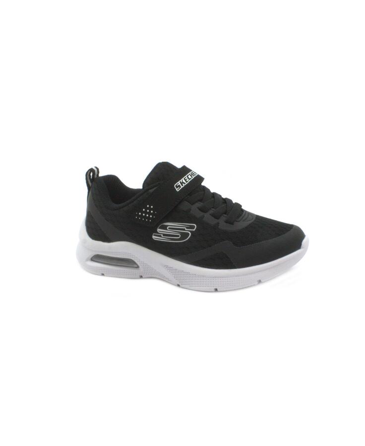 SKECHERS 403775L TORVIX black nero scarpe bambino sneakers strappo elastico
