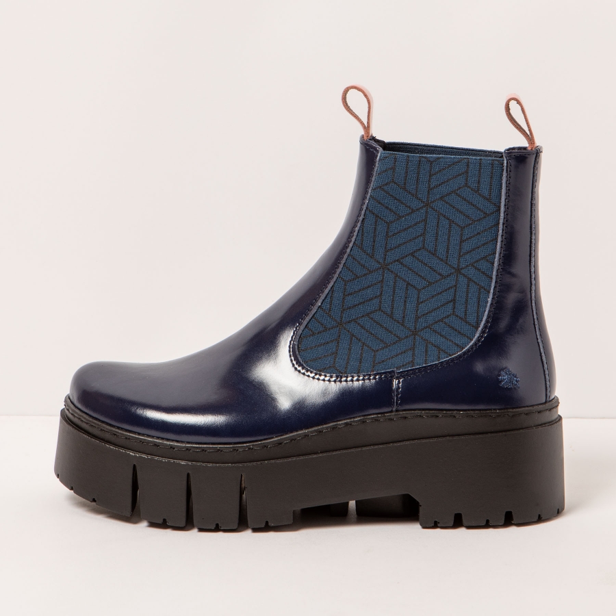 1766 NAPPA SHINNY NAVY-FLAMINGO / LEEDS 37