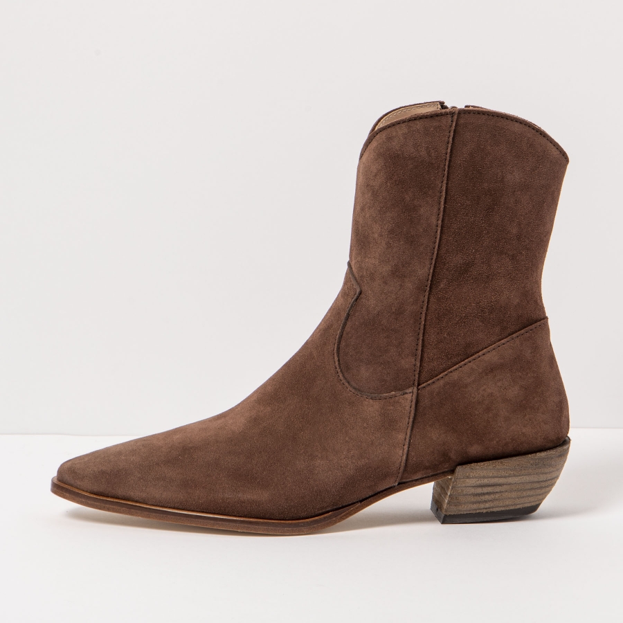 S3354 SILK SUEDE CHOCOLATE/ RUCHE 36