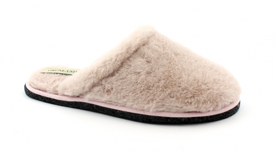 GRUNLAND GROS CI1803 rosa donna ciabatte pantofole lana morbida