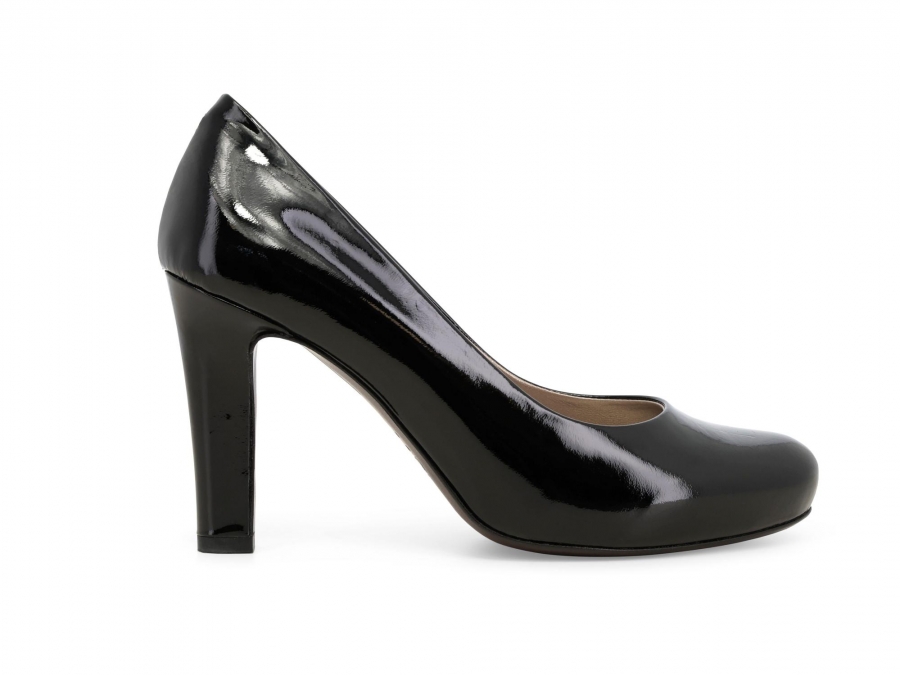 Décolleté donna in vernice nero d5058z