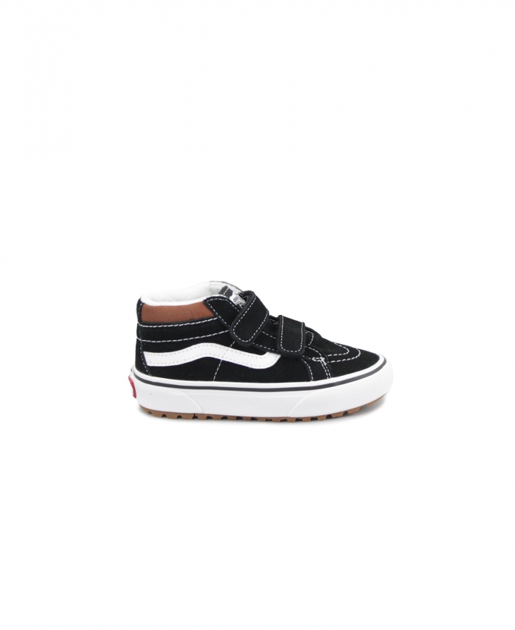 VANS SK8-MID D109AS1 nero scarpe bambino sneakers strappi mid