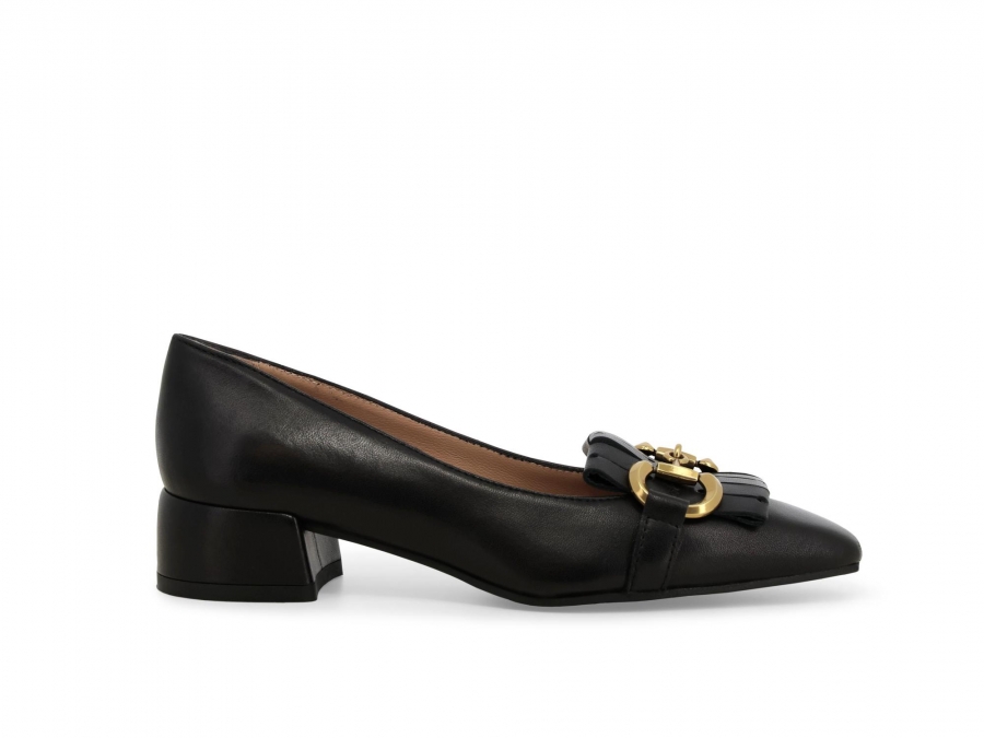 Décolleté donna in vernice verde v5342z