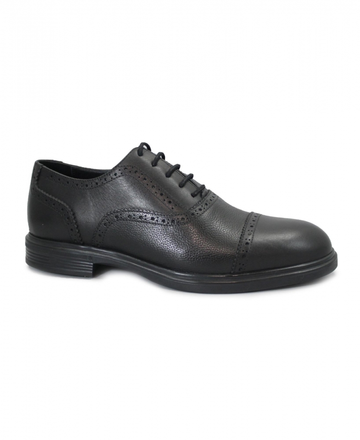 MELLUSO U56049 250441 nero scarpe uomo elegante pelle inglese lacci